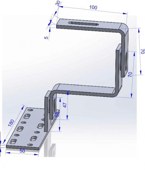 AL0005 Drzhach pod kjeramida vario 140x56x5/140 